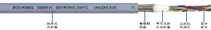 雙護套高柔性對絞<a href=http://m.jxwys.cn/ target=_blank class=infotextkey>屏蔽電纜</a>